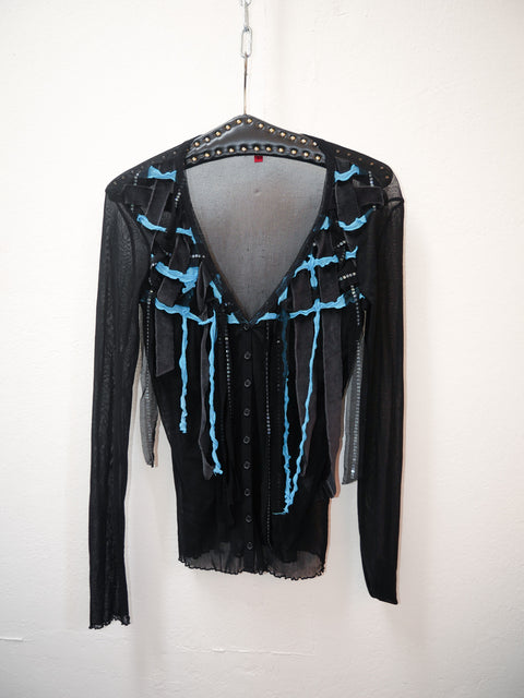 2000’s mesh Hugo Boss cardi