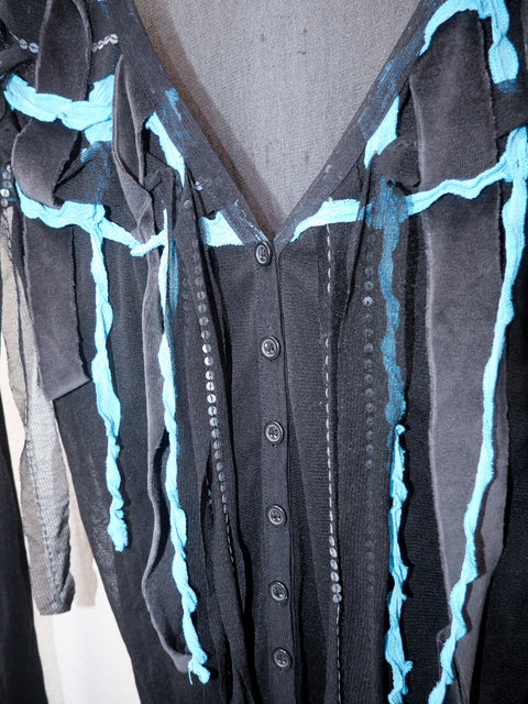 2000’s mesh Hugo Boss cardi