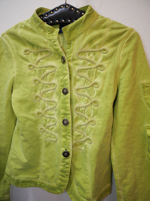 2000's lime green orchestra jacket