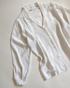 Slinky 80’s white blouse