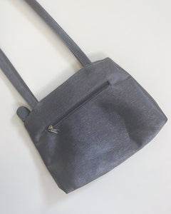 Silver 90’s midi bag