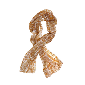Boho silk scarf