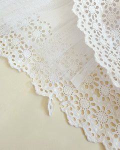 Tulle broderie anglaise petticoat