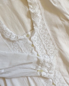 70’s cotton lace blouse