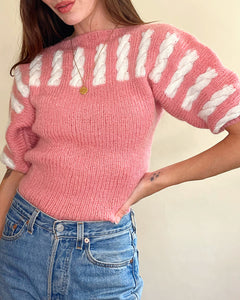 Virgo dusty pink 70’s knit