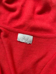 Red H&M viscose mini dress