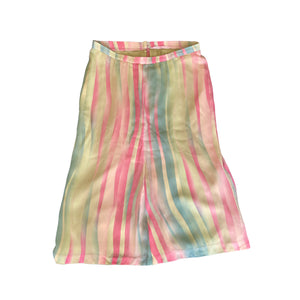 Pastel stripe skirt