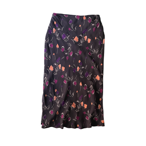 Raven floral skirt