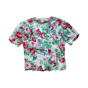 80's floral shirt