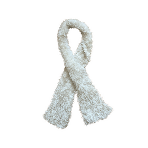 Muppet scarf pearl white