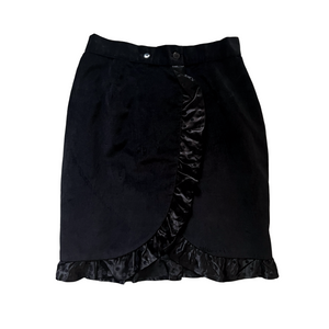 80's frill wrap skirt