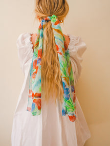 Floral headscarf