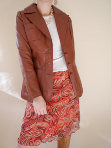 H&M 70's leather jacket