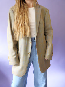 Wool and silk blend jacket
