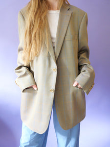 Wool and silk blend jacket