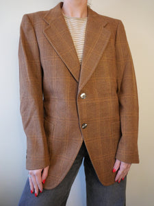 70's wool lubiam blazer