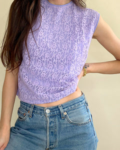 Lilac 50’s lace top