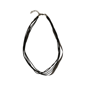 90’s black layering necklace